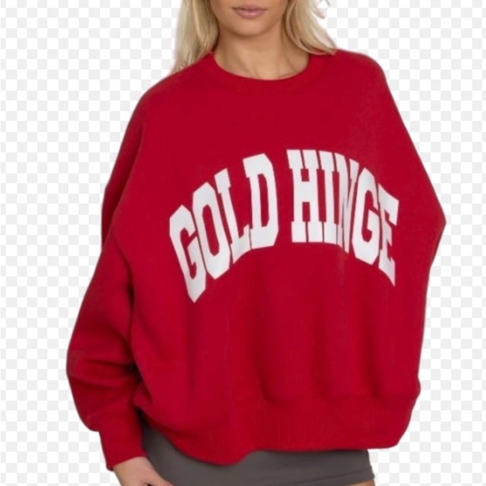 Red gold hinge crew xl